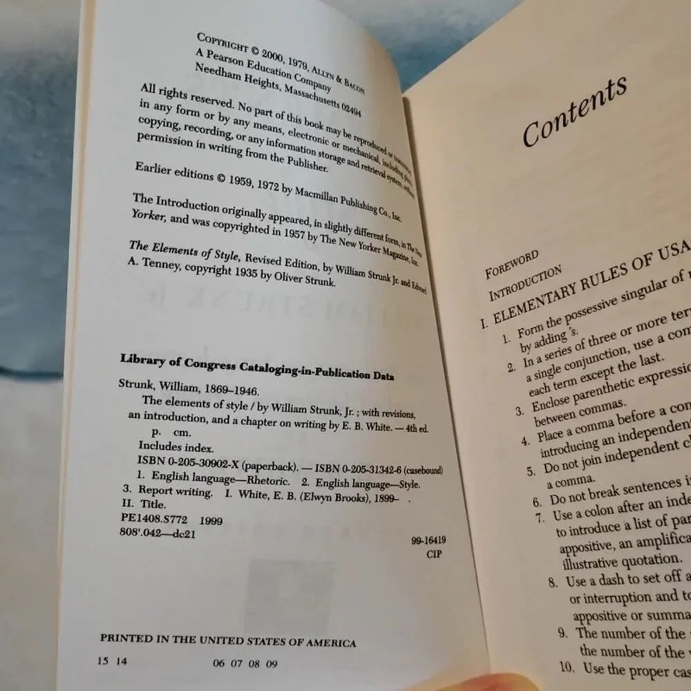 The Elements of Style paperback